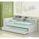 Ver imagem 3 de Cama Solteiro Bicama Estante com kit luz Ditália BB-28-29 cor:branco