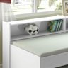 Cama Solteiro Bicama Estante com kit luz Ditália BB-28-29 cor:branco - 10