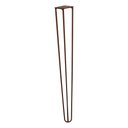 Ver imagem 5 de Kit 18 Pés de Metal 60 CM Hairpin Legs Mesa de Canto Aparador Bronze