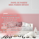 Ver imagem 5 de 5 Rolos - Papel de Parede Decorativo Autocolante Meia Parede Infantil