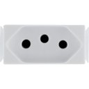 Ver imagem 1 de Kit 4 Modulo para Tomada 2p+t Tramontina Aria 10a 250v