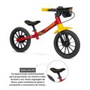 Ver imagem 5 de Bicicleta Balance Bike Infantil Fast Mod. 3 Aro 12 - Nathor