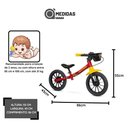 Ver imagem 2 de Bicicleta Balance Bike Infantil Fast Mod. 3 Aro 12 - Nathor