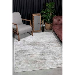 Tapete para Sala Sofia 05 bege e cinza 2,00X2,50M - Edantex - 3