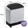 Lavadora de Roupas Praxis 2 em 1 10kg Lava 6kg e Centrifuga 4k 220v Branco - 4