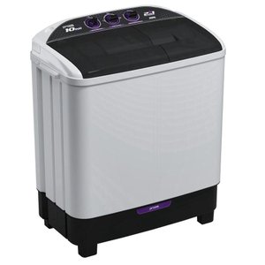 Lavadora de Roupas Praxis 2 em 1 10kg Lava 6kg e Centrifuga 4k 220v Branco