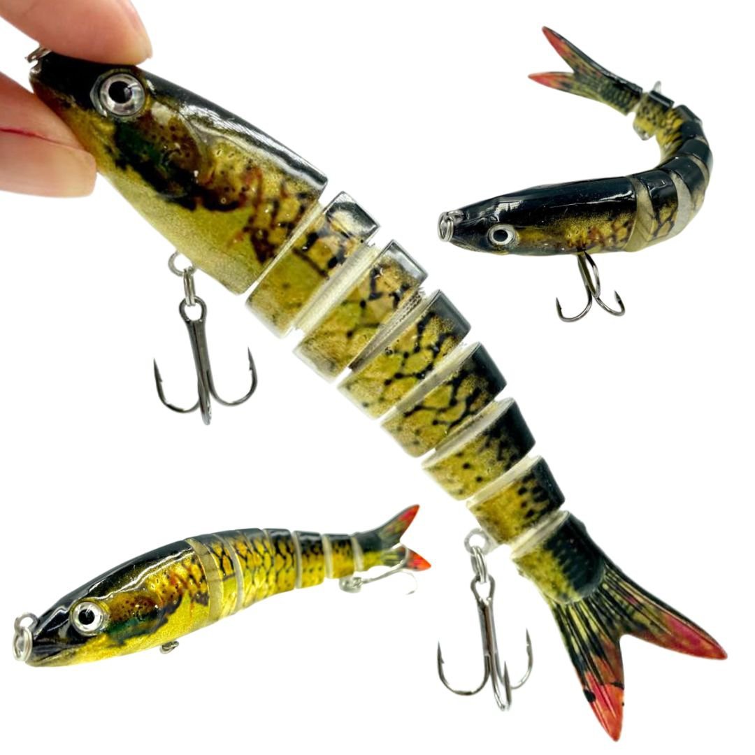 Isca Artificial Articulada Pegadeira Para Robalo Tucunaré 13.4cm 18g Cor13
