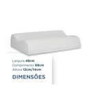 Ver imagem 2 de Kit 2 Travesseiros Comfort Cervical 12/10 - Ecomm