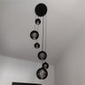 Lustre Pendente para Sala Pé Direito Alto 5m Mbm - Preto - 5