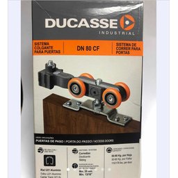 2 Kits Sistema Deslizante Roldana Para Portas Dn80 Cf Ducas - 2