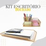 Kit Escritório Organizador de Mesa, Bandeja Dourado Ouro - 3