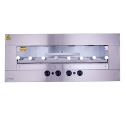 Churrasqueira Gourmet a Gás Natural 8 Espetos Rotativos 127v Age Titan - 2