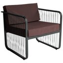 Ver imagem 4 de Conjunto 2 Poltronas para Área Externa Santiago em Alumínio e Fibra Sintética Acesse Móveis