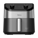 Ver imagem 1 de Fritadeira Air Fryer Midea Widemax Cyclone Preto e Inox 4,5L 220V FWM45P2
