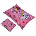Ver imagem 5 de Jogo de Cama Portallar Solteiro Joy Malha Mista Estampado Disney Minnie e Margarida 2 Peças Rosa