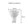 10 Lampada Dicroica Led Branco Neutro 6W Mr16 4000k Lup10 - 4