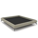 Ver imagem 1 de Cama King Base Box 193x203cm Pés de Ferro Cold P02 Linho Bege - Mpozenato