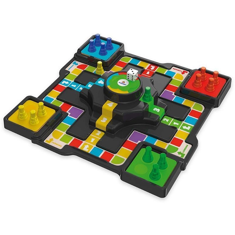 JOGO DE TABULEIRO 3 JOGOS LUDO DAMA E TRILHA UNIDA