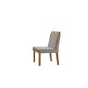 Ver imagem 3 de Conjunto Sala de Jantar Mesa Paris Madeira Maciça 140x80cm Tampo Retângular Vidro Preto com 4 Cadeir