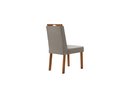 Ver imagem 4 de Conjunto Sala de Jantar Mesa Paris Madeira Maciça 140x80cm Tampo Retângular Vidro Preto com 4 Cadeir