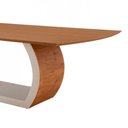Ver imagem 7 de Mesa para Sala de Jantar Ellis 220cm Madeira Tampo Barril Laminado Moderna Mobília
