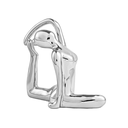 Ver imagem 4 de Esculturas com Poses de Yoga em Porcelana 3PÇS