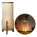 Ver imagem 4 de Abajur de Chão Bivolt Telinha Palha Estilo Retro Decorativa:branco