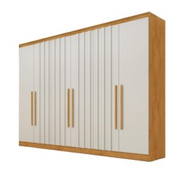 Guarda Roupa Oxford 6 Portas 4 Ripadas 4 Gavetas Mdf - Mademarcs - 2