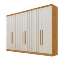 Ver imagem 2 de Guarda Roupa Oxford 6 Portas 4 Ripadas 4 Gavetas Mdf - Mademarcs