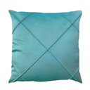 Ver imagem 1 de Capa para Almofada Drapeada em Veludo Quadrada 60x60 Tiffany