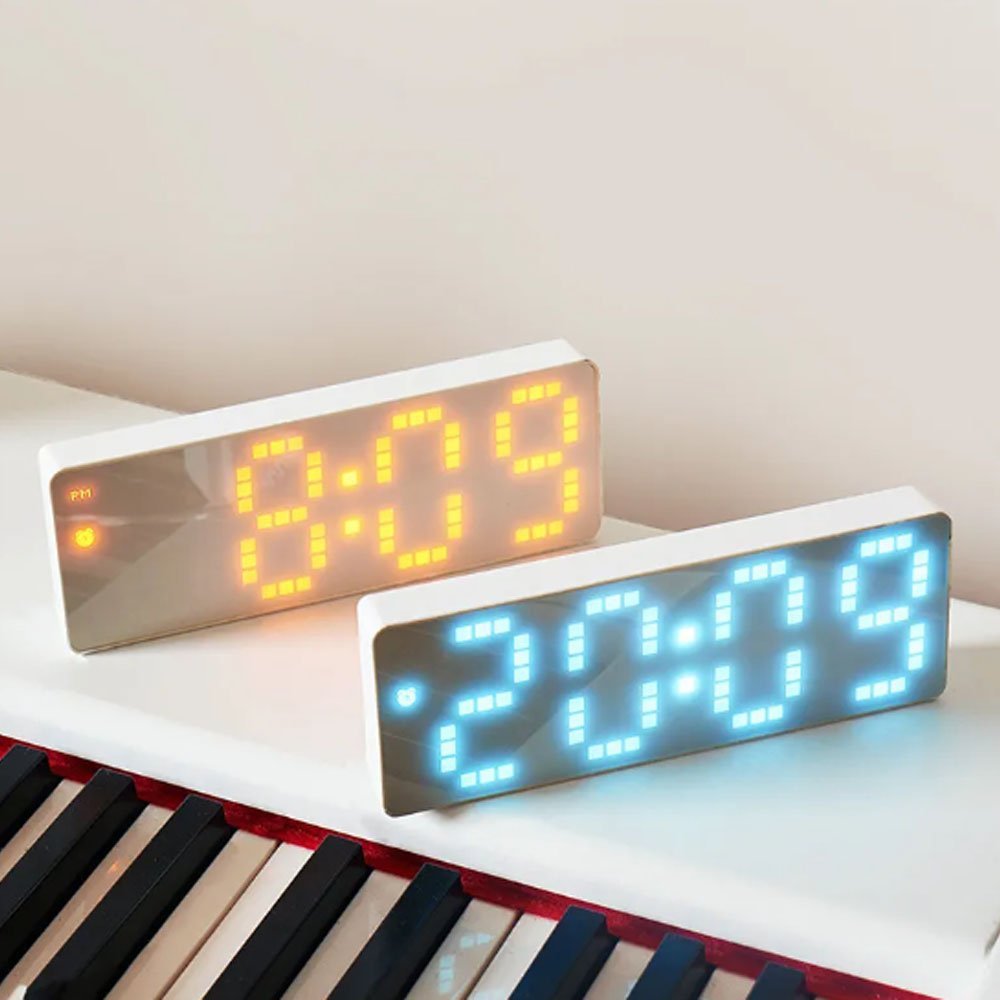 Relógio Despertador LED Eletrônico Brilho Ajustável Mundo Thata - 6