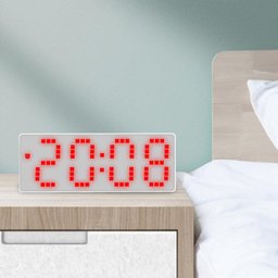 Relógio Despertador LED Eletrônico Brilho Ajustável Mundo Thata - 5