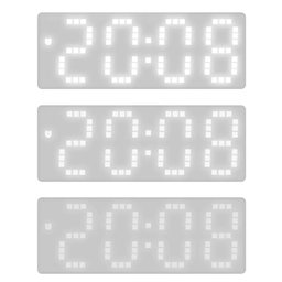 Relógio Despertador LED Eletrônico Brilho Ajustável Mundo Thata - 2