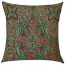 Ver imagem 4 de Kit 4 Capas de Almofada Jacquard Luxo Enfeites Natalinos e Arabesco Verde 45x45cm