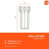 Filtro Purificador Fit 230 9.3/4" Reduz Cloro Planeta Água - 3