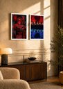 Ver imagem 4 de 2 Quadros A3 Stranger Things Lab c/ Vidro e Moldura Branca:A3