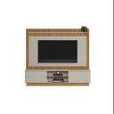 Ver imagem 4 de Estante Home Guararapes para até Tv 75'' Nature Off White-petra - Linea Brasil
