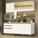 Ver imagem 1 de Armário de Cozinha Compacta 180cm Branco Reims Madesa 02