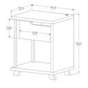 Ver imagem 6 de Mesa de Cabeceira com Entrada Usb Integrada Jb 1010 Nature