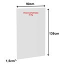 Ver imagem 3 de Painel Tv para Sala de Reunião 90cm X 136cm até 32 Polegadas Cor:branco