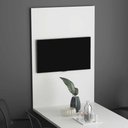 Ver imagem 1 de Painel Tv para Sala de Reunião 90cm X 136cm até 32 Polegadas Cor:branco