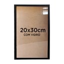 Ver imagem 1 de Moldura Quadro Caixa 3cm 20x30cm Foto Poster Ilustração com Vidro - Várias Cores Tacolado Moldura Ca