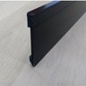 Rodape Poliestireno 15cm Preto Frisado 2,40 Metros - 8