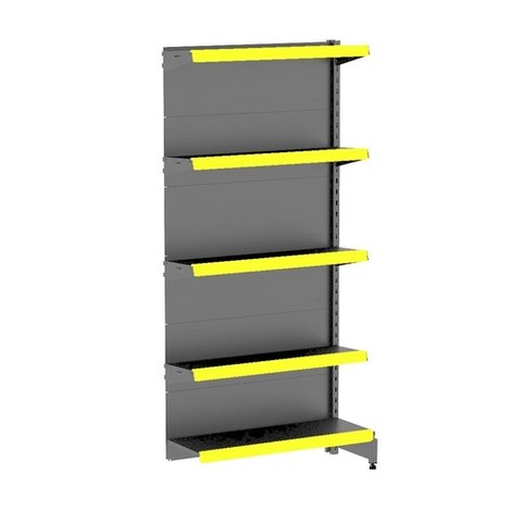 Gondola de Parede Continuação – Preta – 1,70m