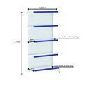 Ver imagem 2 de Gondola de Parede Continuação – Preta – 1,70m