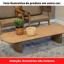 Ver imagem 3 de Mesa de Centro Iolanda Retangular 160 cm Carvalho Preto