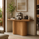 Ver imagem 2 de Aparador Aracaju 140cm c/ Laminado Madeira Natural Luxo Hall