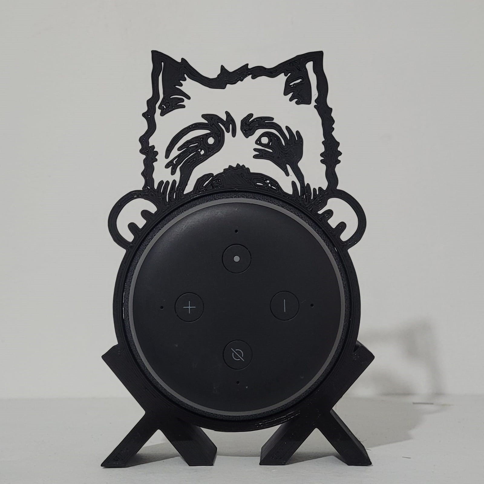 Suporte de Alexa para Echo Dot 3 "west Terrier" Preto - 3