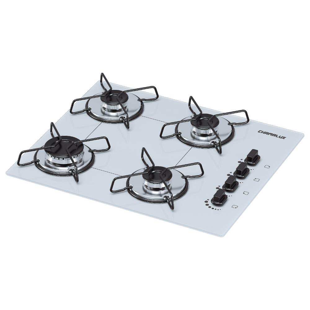 Cooktop 4 Bocas Chamalux Ultra Chama - Branco