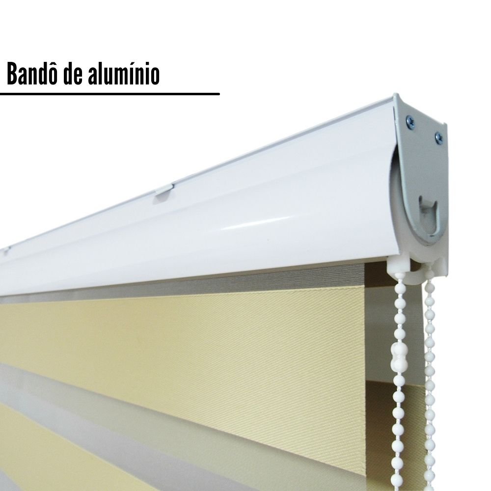 Persiana Double Vision Semi Blackout 240L x 150A Dourada 2pç - 4